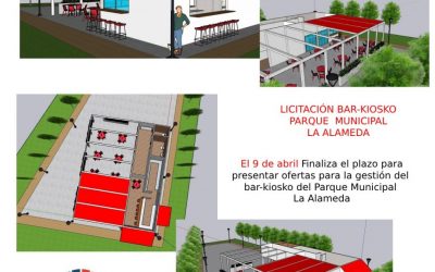 El Ayuntamiento de Dolores ha sacado la licitación para la gestión del Bar-Kiosco del Parque Municipal “La Alameda”